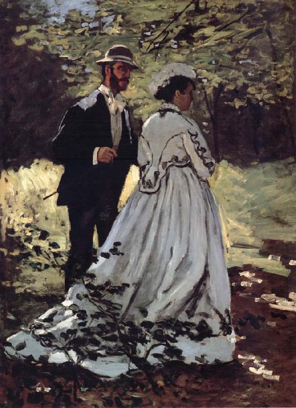 Claude Monet Les Promeneurs Sweden oil painting art